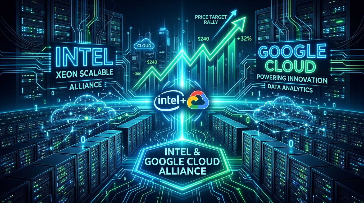 Intel (INTC) Jumps 8.64% on Expanded Google Cloud Alliance and a Wave of Price Target Hikes Ahead of Earnings